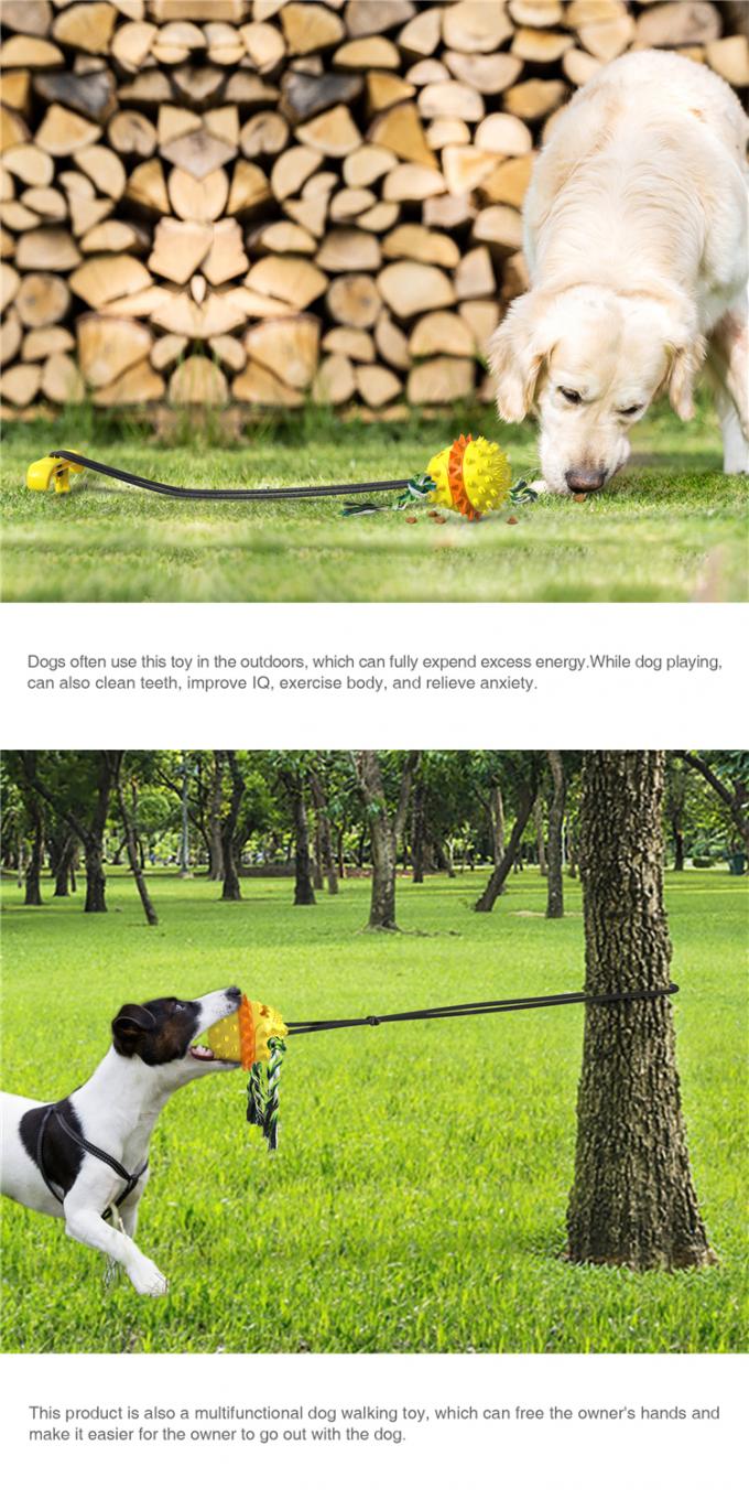 El perro elástico vendedor caliente especial de la cuerda de Toy Interactive Outdoor Drawstring Ball del perro práctico popular del producto mastica el juguete