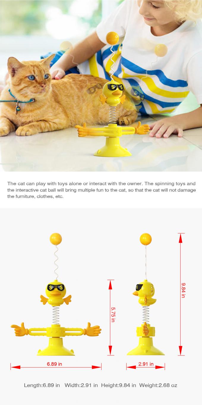 Animal doméstico casero con mejores ventas Cat Toy With Custom del pájaro de la primavera del uno mismo-ey