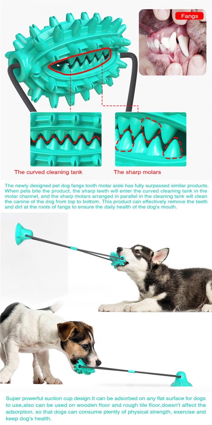 Dientes de alta calidad 2021 de Of del fabricante que limpian los juguetes del cepillo de dientes del perro con los productos interactivos elásticos del animal doméstico de los juguetes